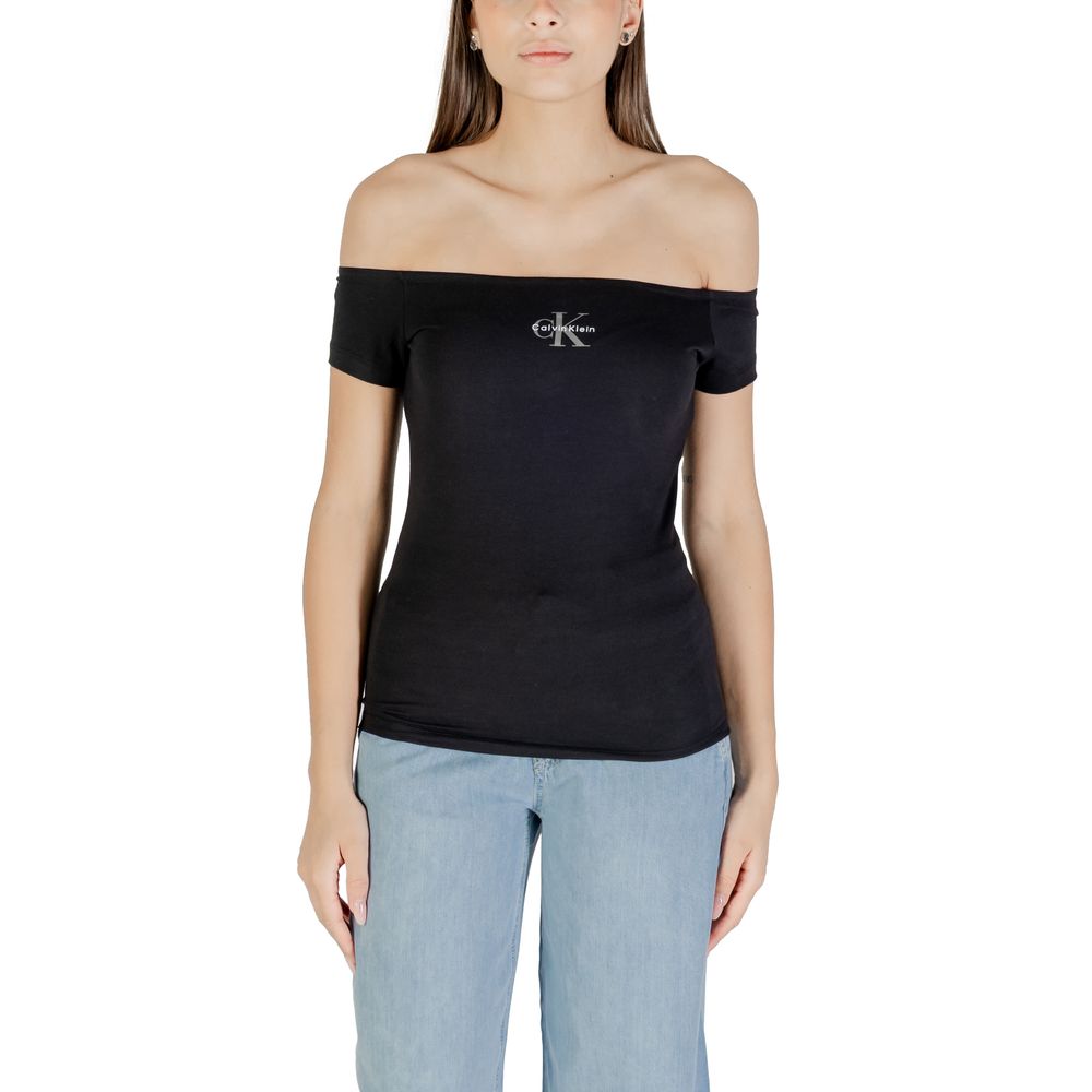 Black Cotton T-Shirt