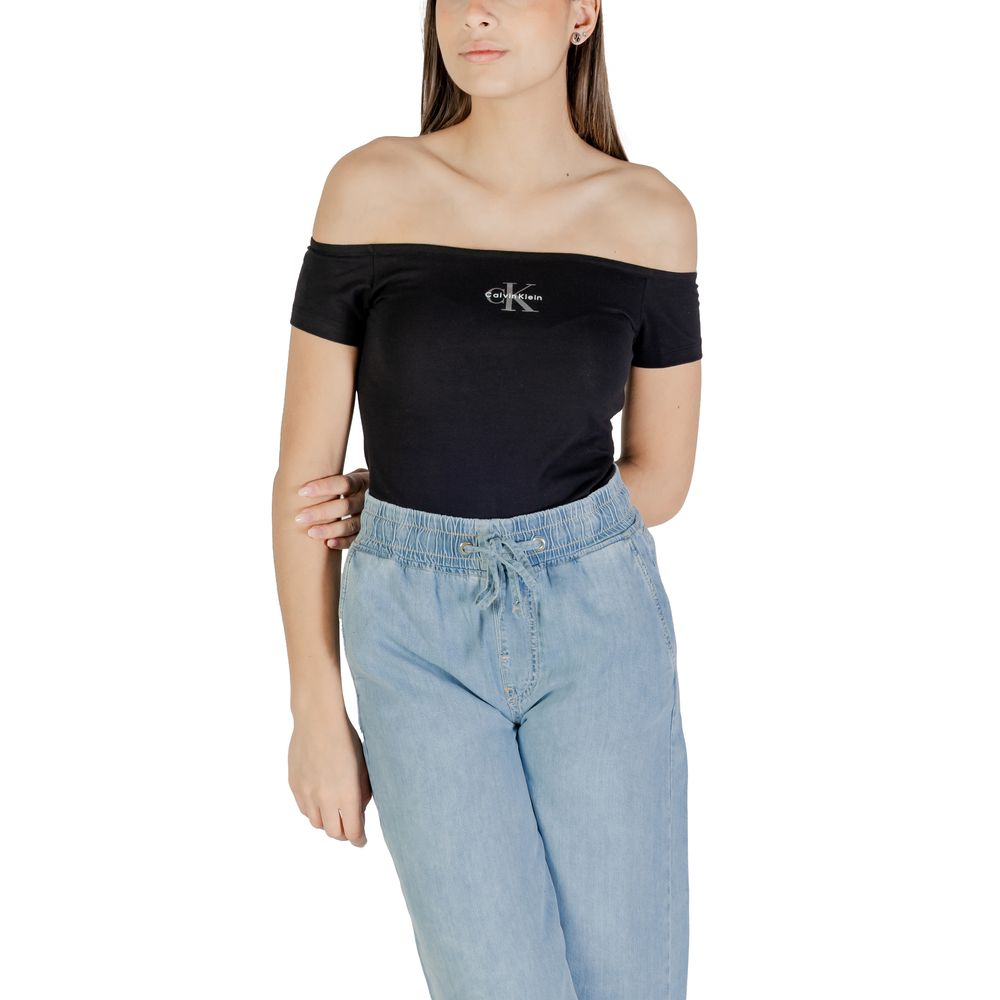 Black Cotton T-Shirt