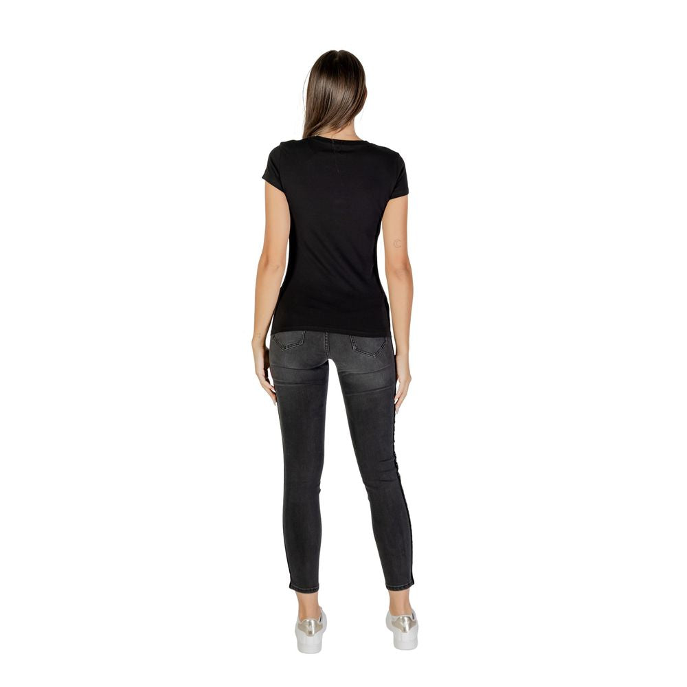 Black Cotton T-Shirt