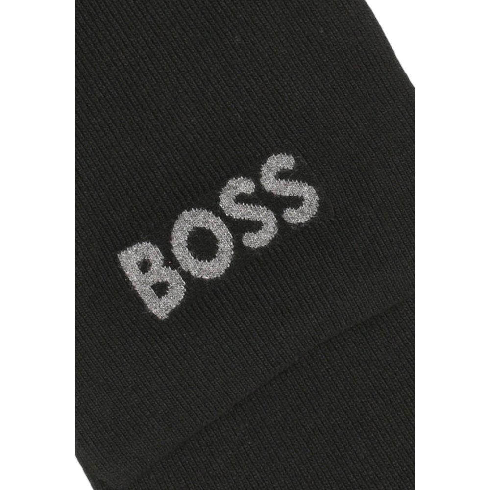 Black Polyacrylic Scarf