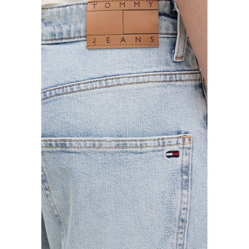 Light Blue Recycled Cotton Mom Jeans