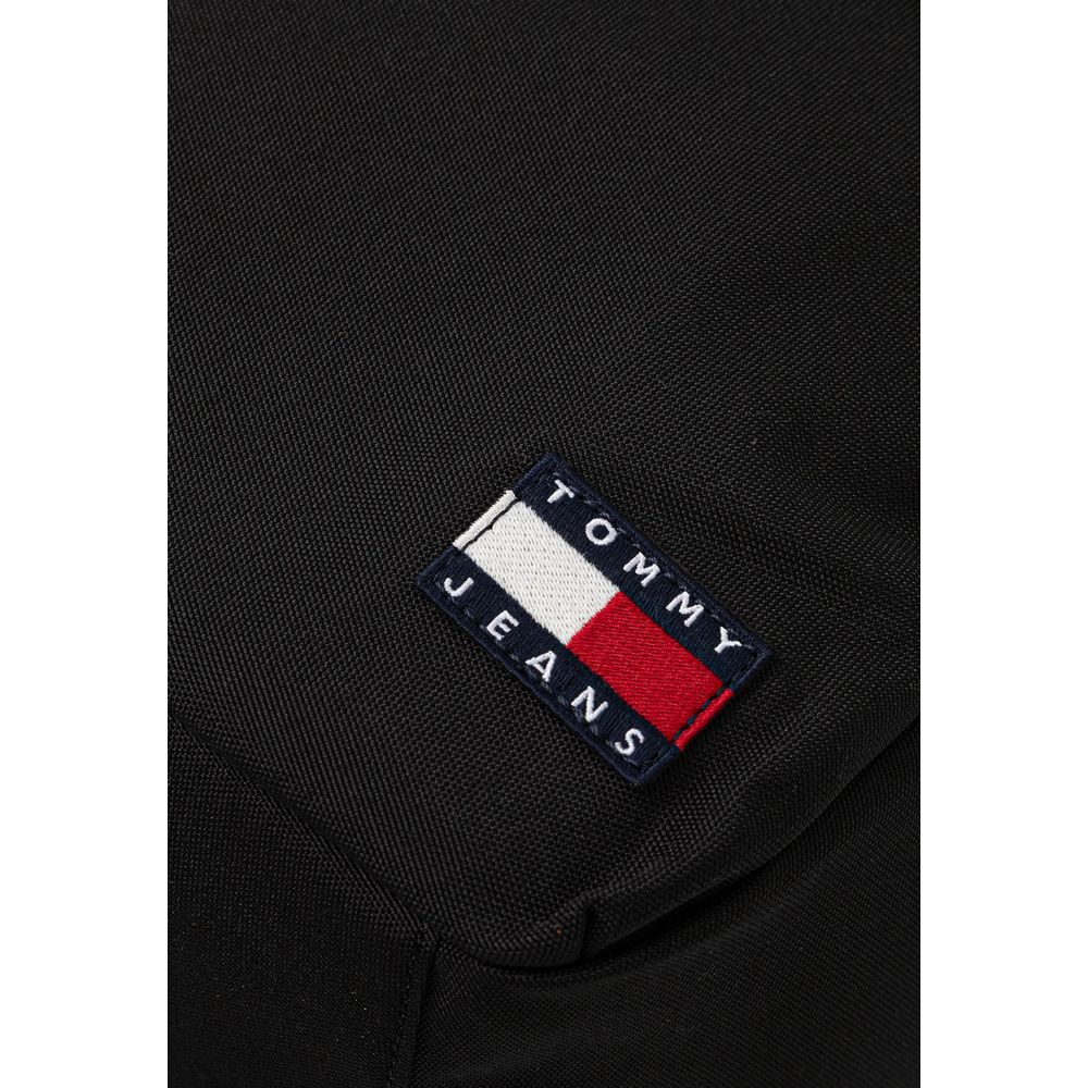 Black Recycled Polyester Backpack