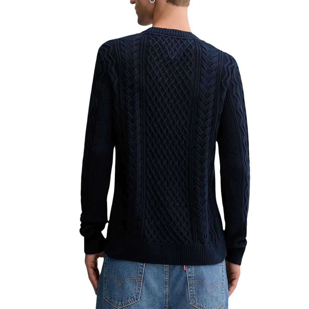 Blue Recycled Cotton Sweatshirt