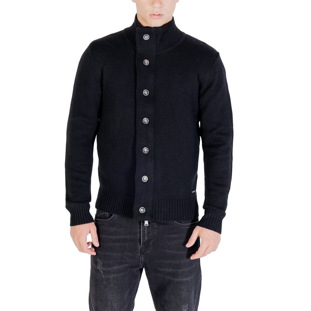 Black Marabou Sweatshirt