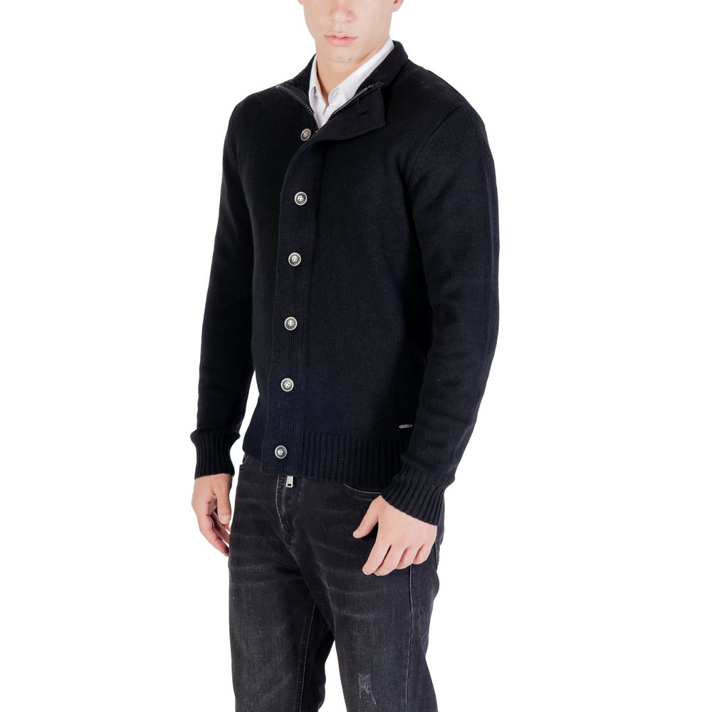 Black Marabou Sweatshirt