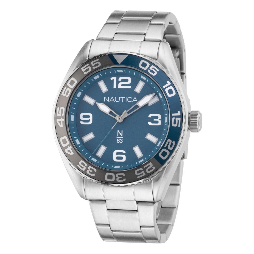Gray Stainless Steel Dress Watch