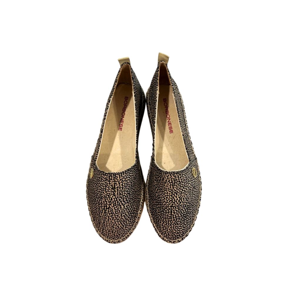 Beige Textile Women Platform Sandal