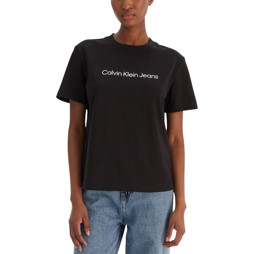 Black Cotton T-Shirt