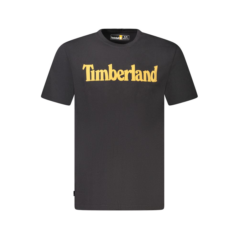 Black Organic Cotton Men T-Shirt