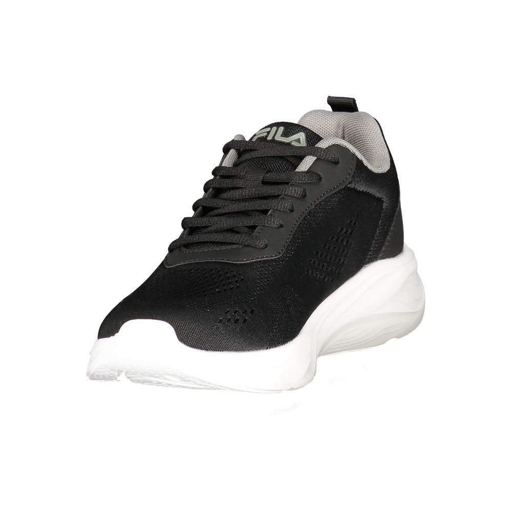 Nero Polyurethane Men Sneaker