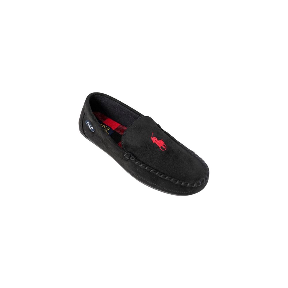 Black Faux Fur Slippers