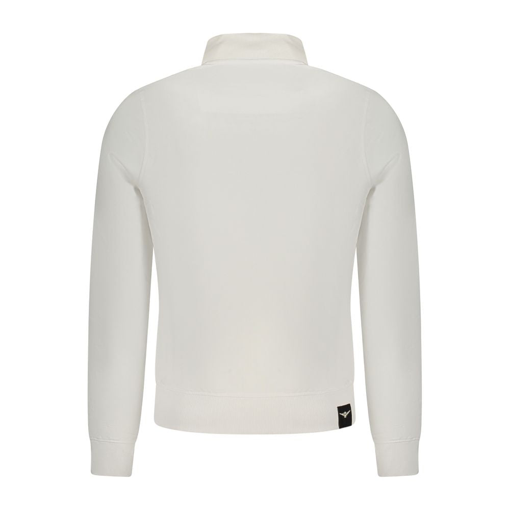 Blue Cotton Men Sweatshirt