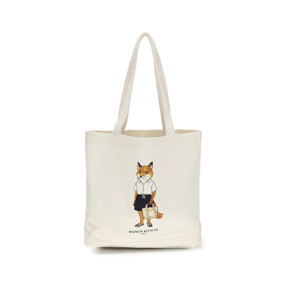 Beige Cotton Handbag