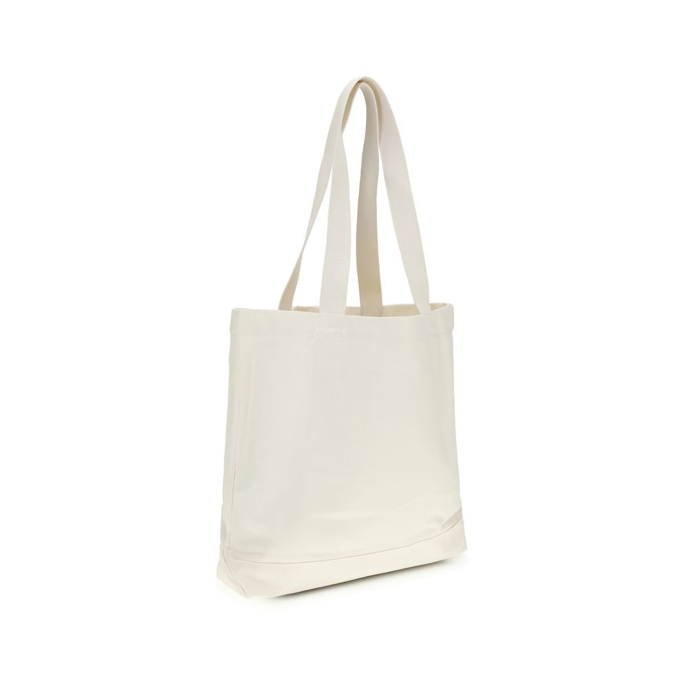 Beige Cotton Handbag