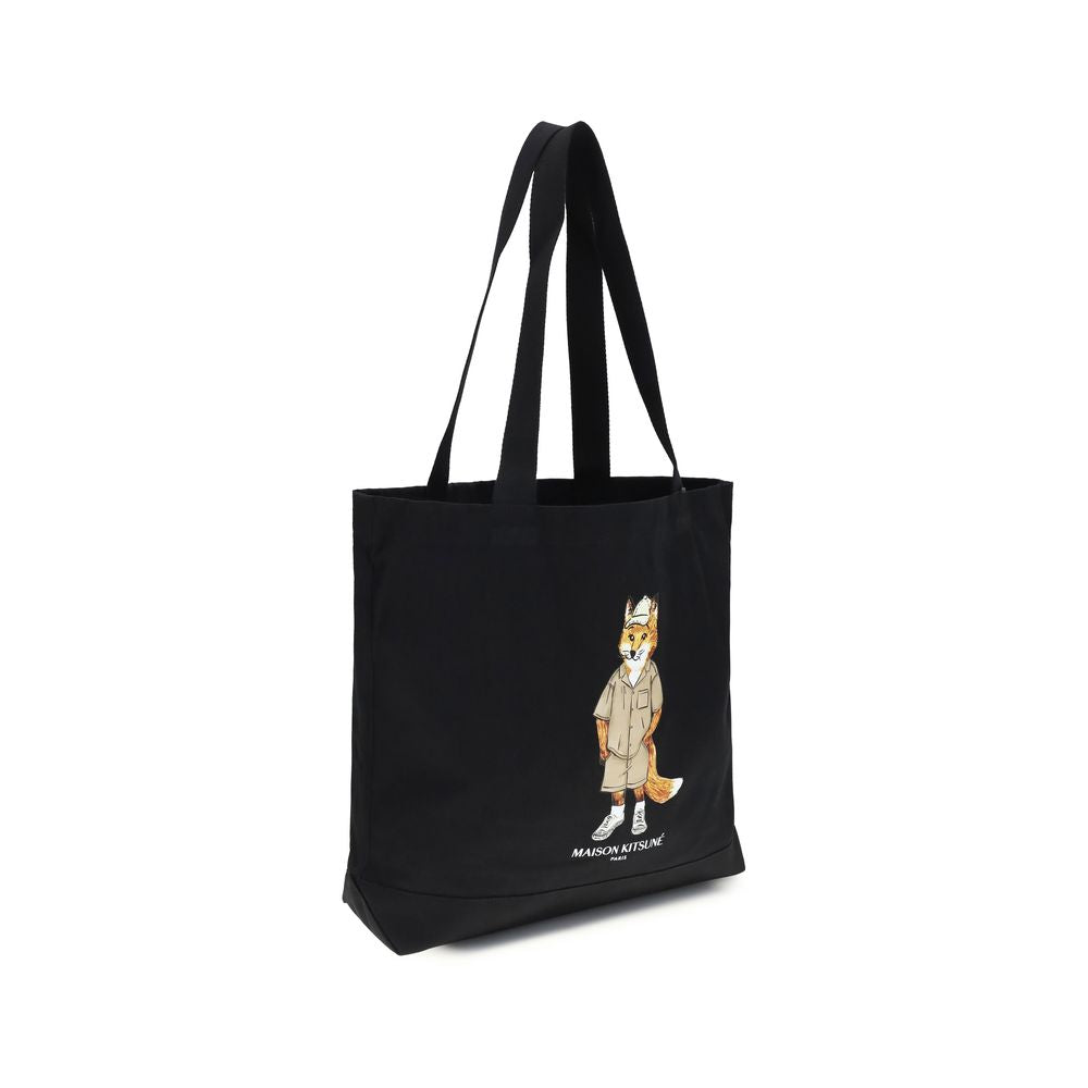 Black Cotton Shoulder Bag