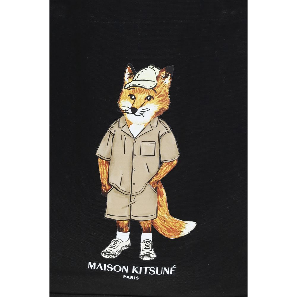 Black Cotton Shoulder Bag