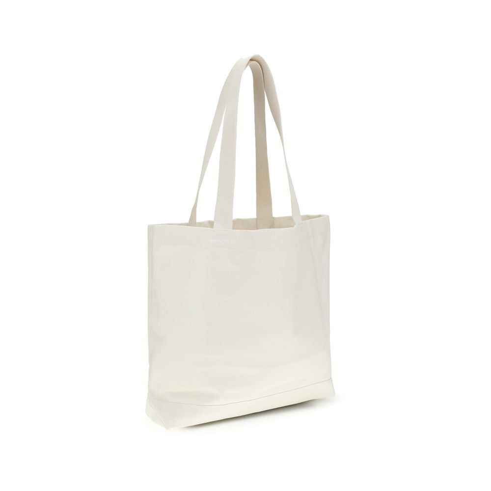 Beige Cotton Handbag