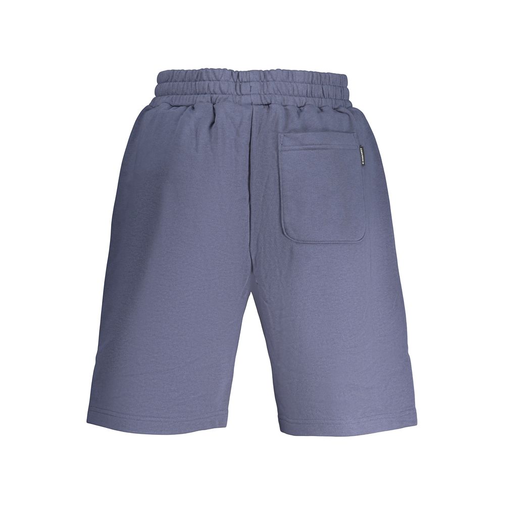 Blue Cotton Men's Sweatpant