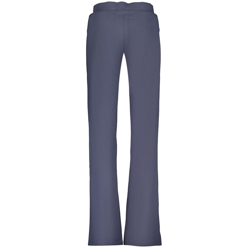 Blue Cotton Women's Trousers