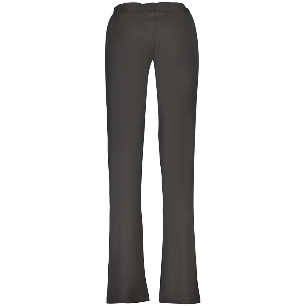 Black Cotton Women's Trousers