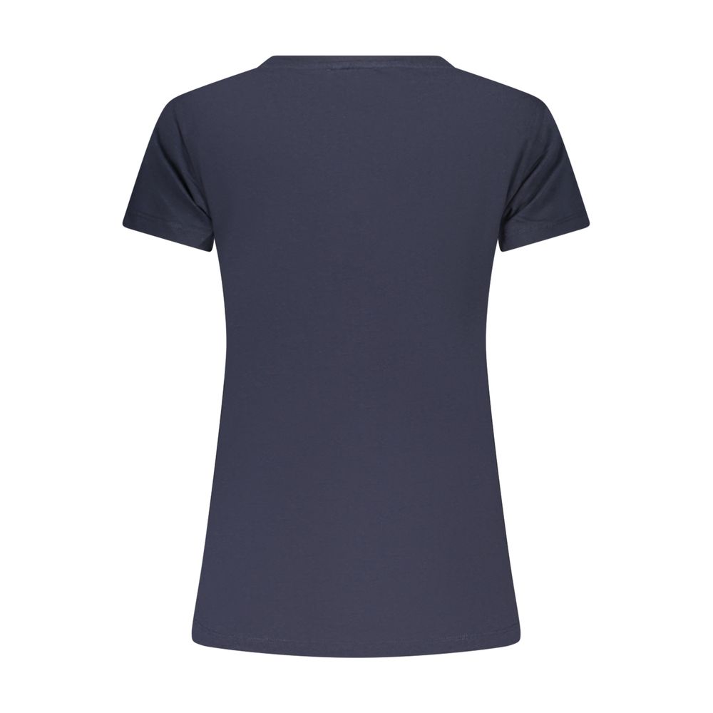 Blue Cotton Women's T-Shirt