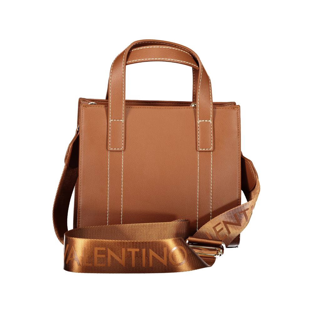 Brown Polyurethane Women's Bag