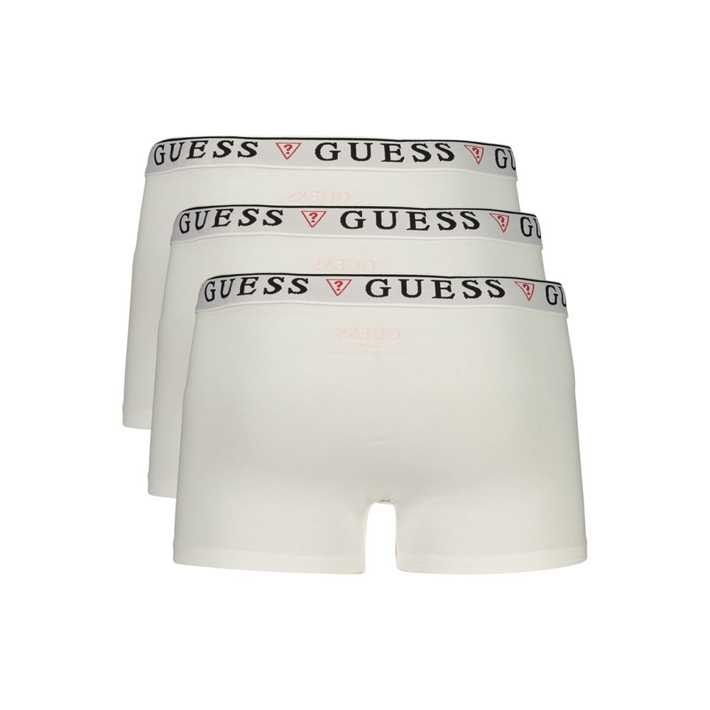 White Cotton Men's Boxer