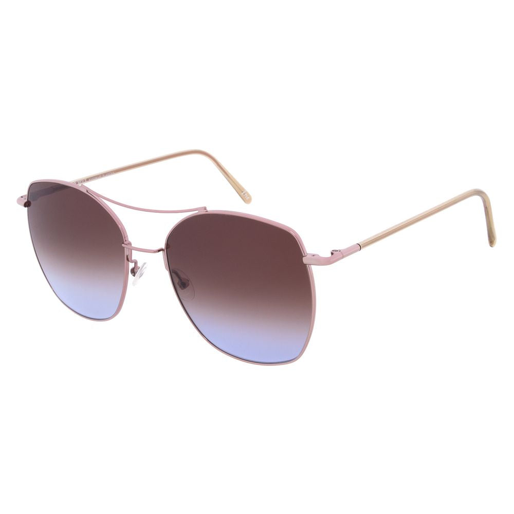 Brown Metal Sunglasses