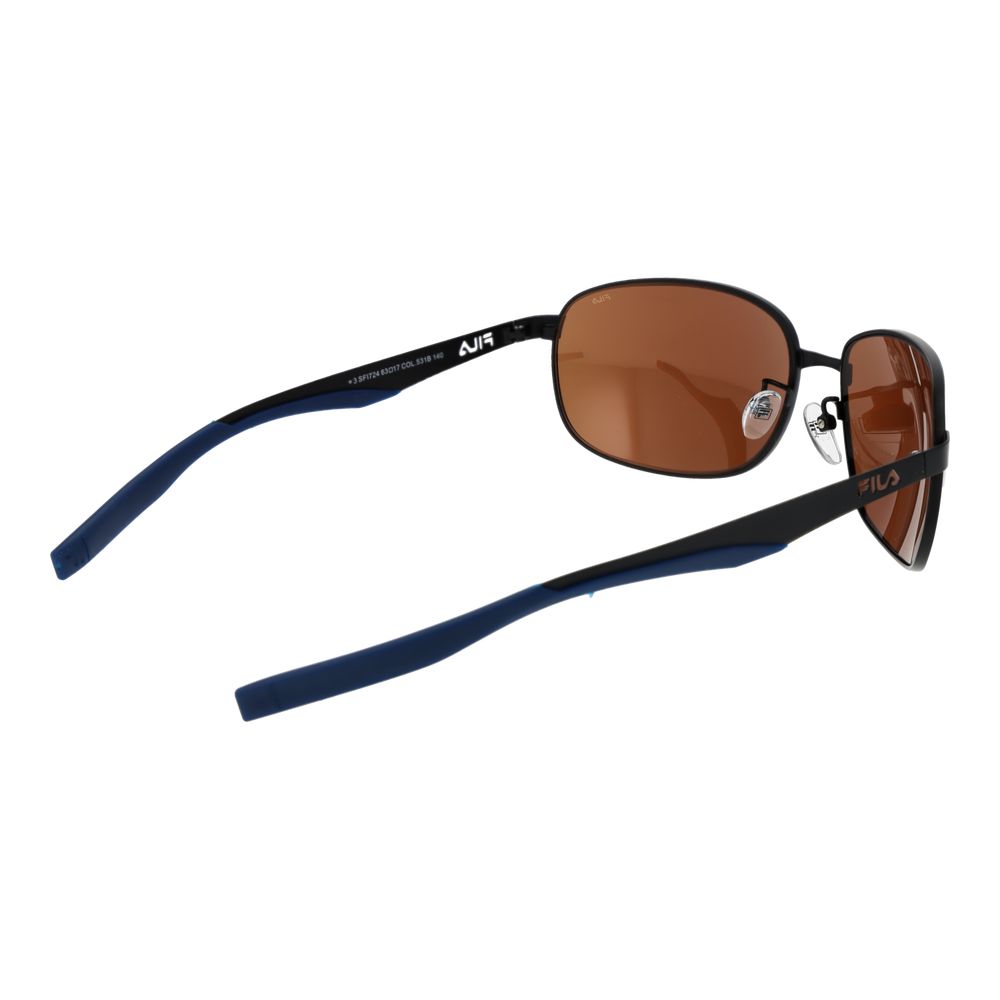 Black Stainless Steel Sunglasses