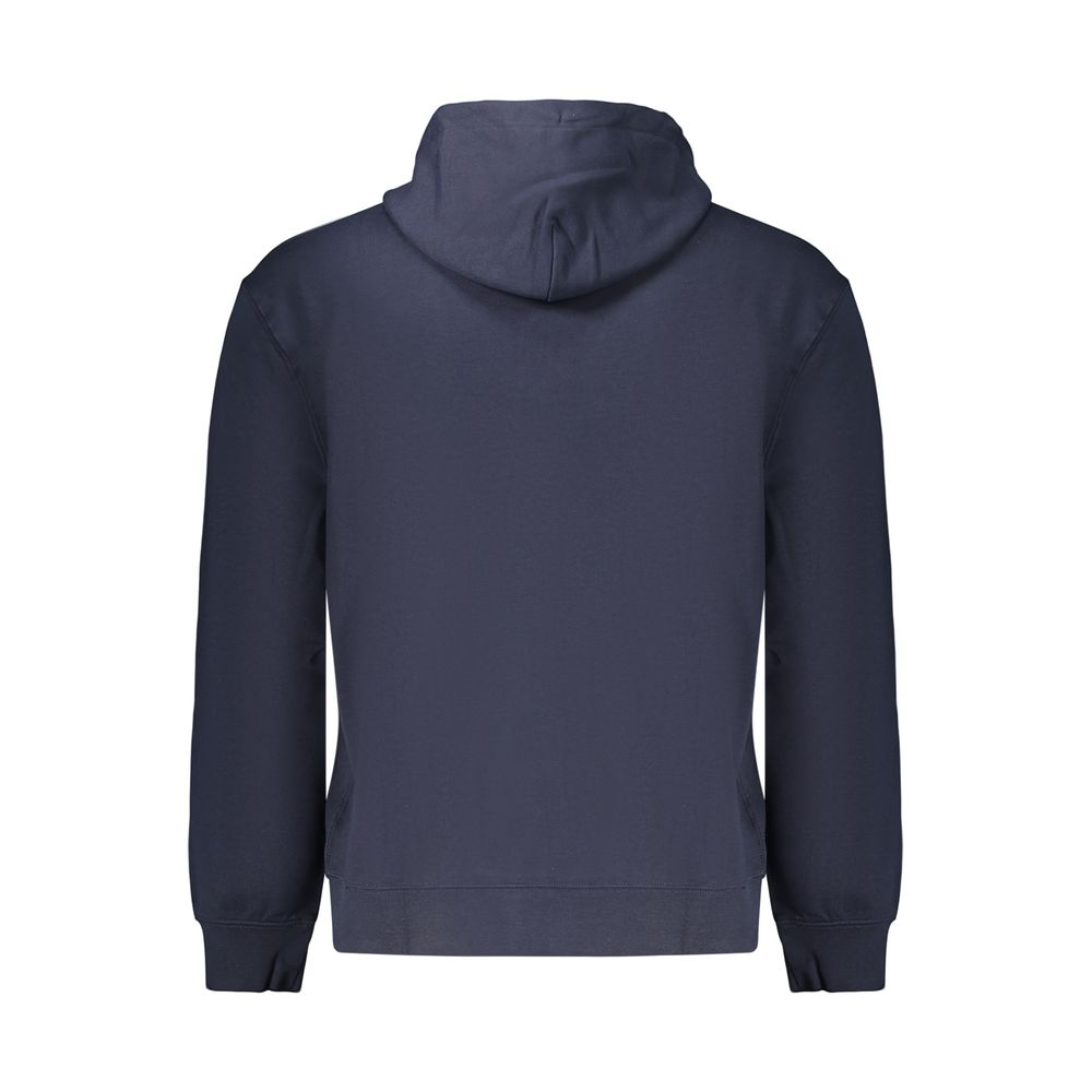Blue Cotton Men's Sweatshirt
