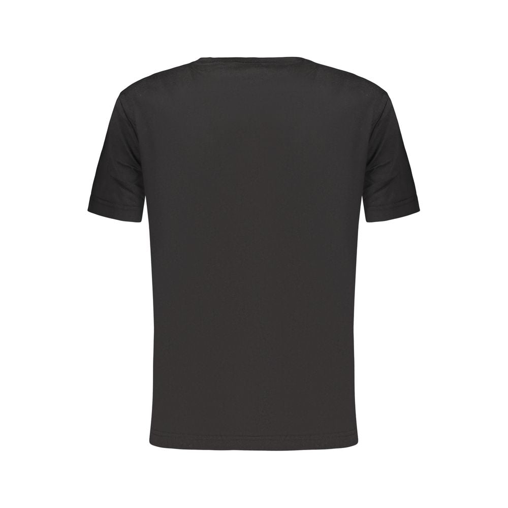 Black Cotton Womens T-Shirt