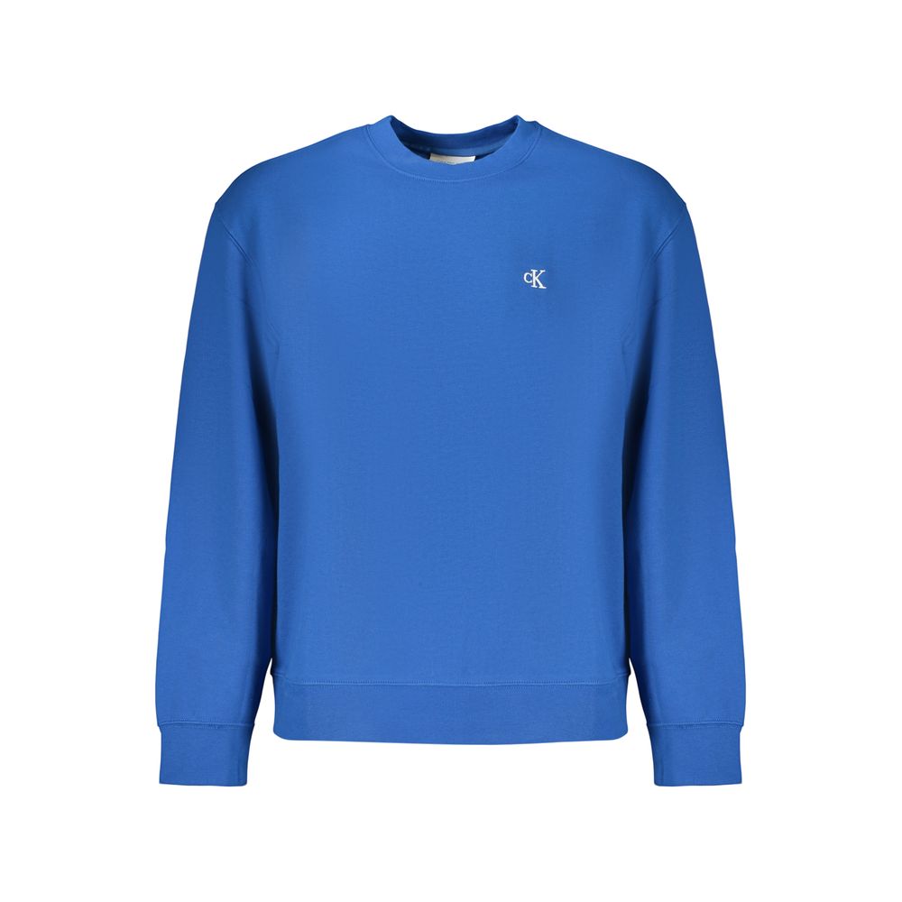Blue Cotton Men's Sweatshirt