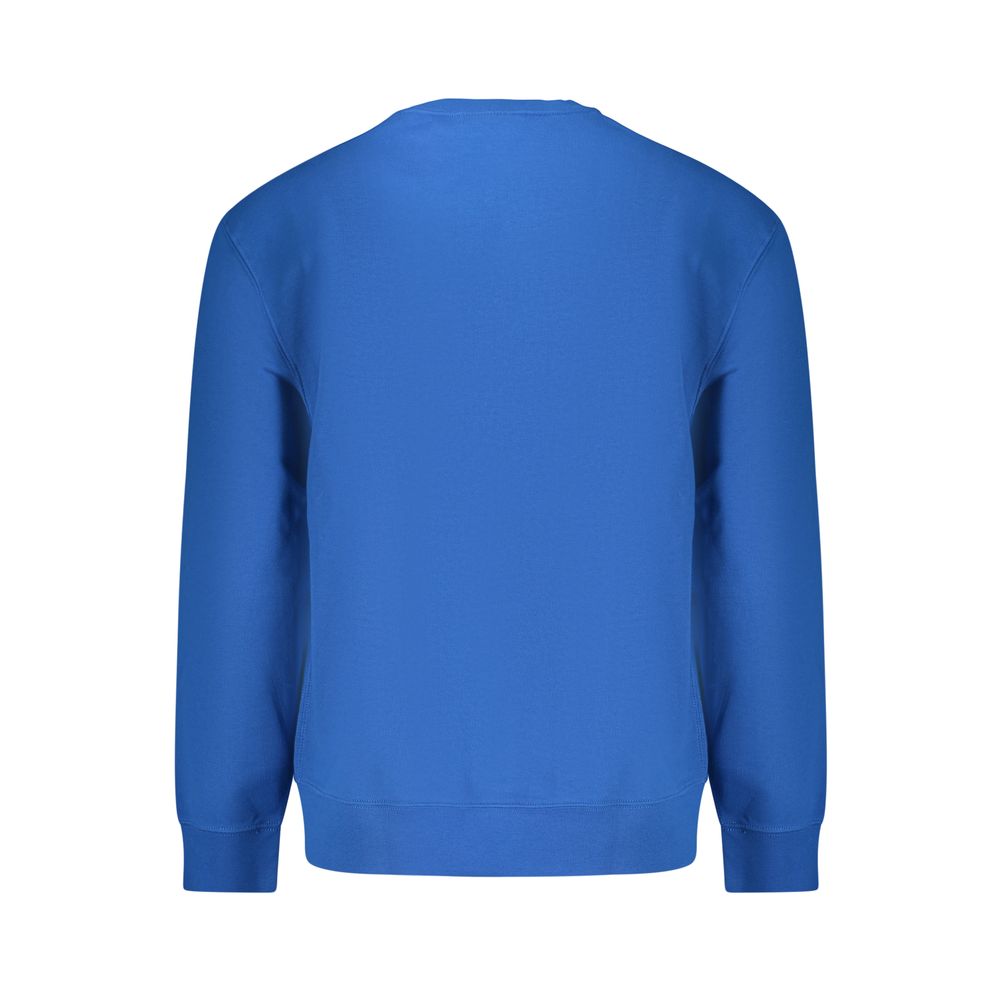 Blue Cotton Men's Sweatshirt