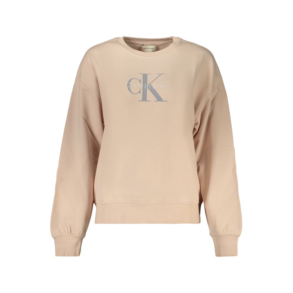 Pink Cotton Women's Sweatshirt