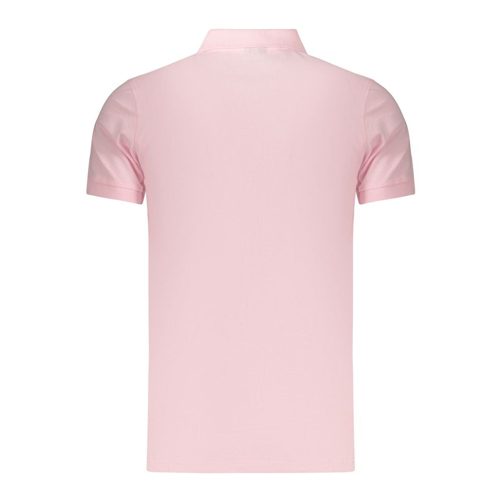 Pink Cotton Men's Polo Shirt