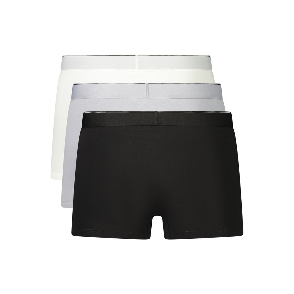 Grey Cotton Men's Boxer