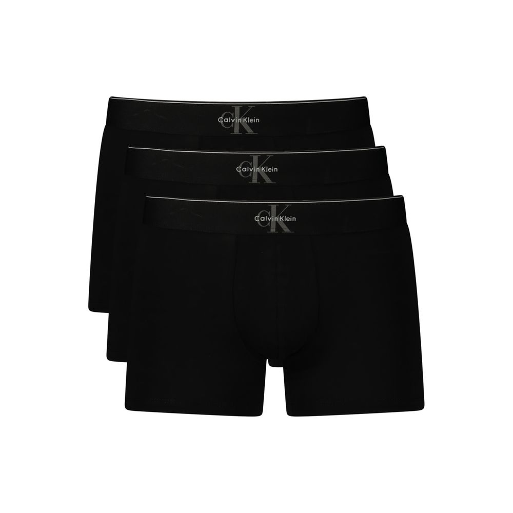 Black Cotton Mens Underwear