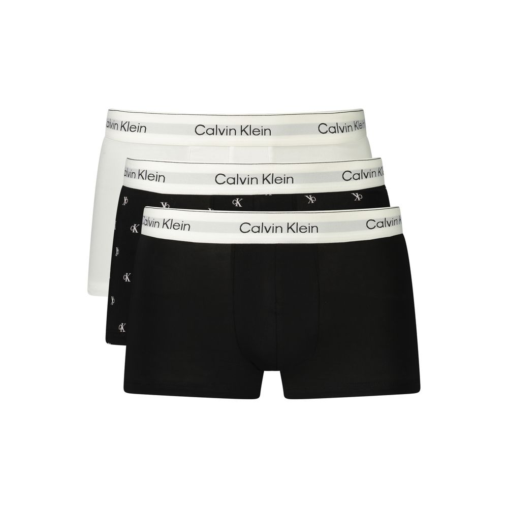 Black Cotton Men's Boxer