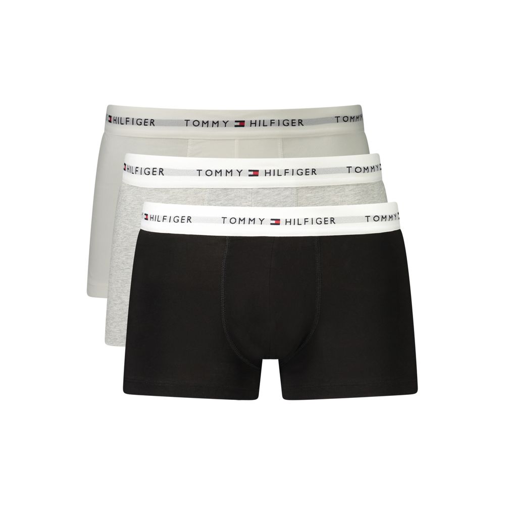 Grey Cotton Men's Boxer