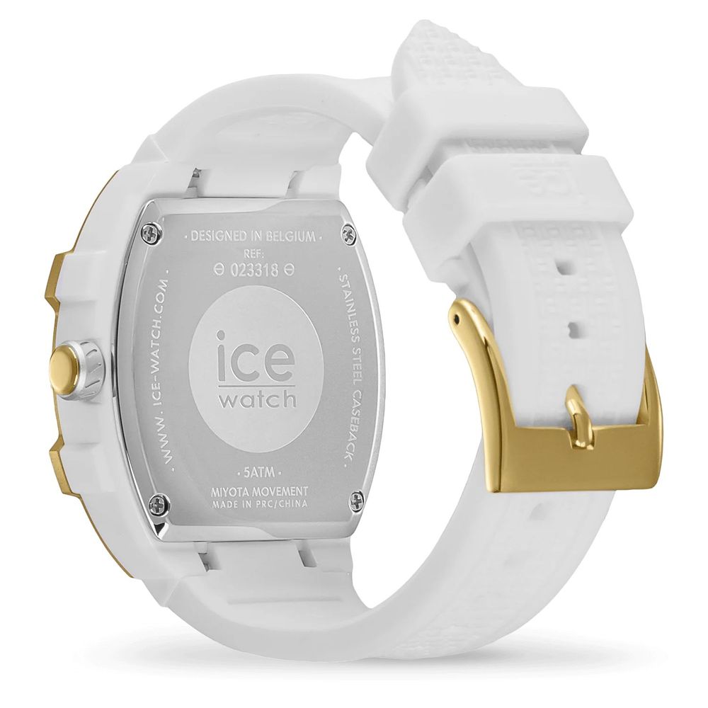 White Synthetic Dress Watch