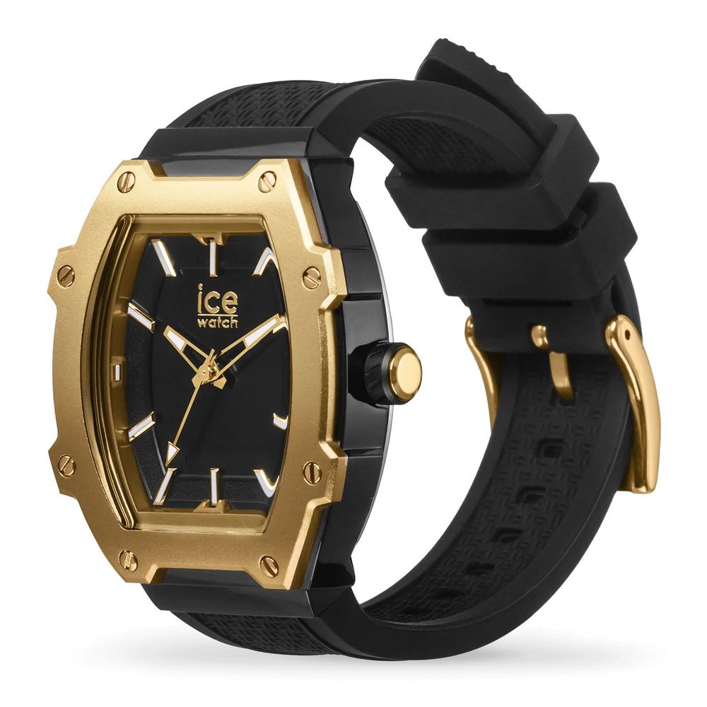 Black Synthetic Dress Watch