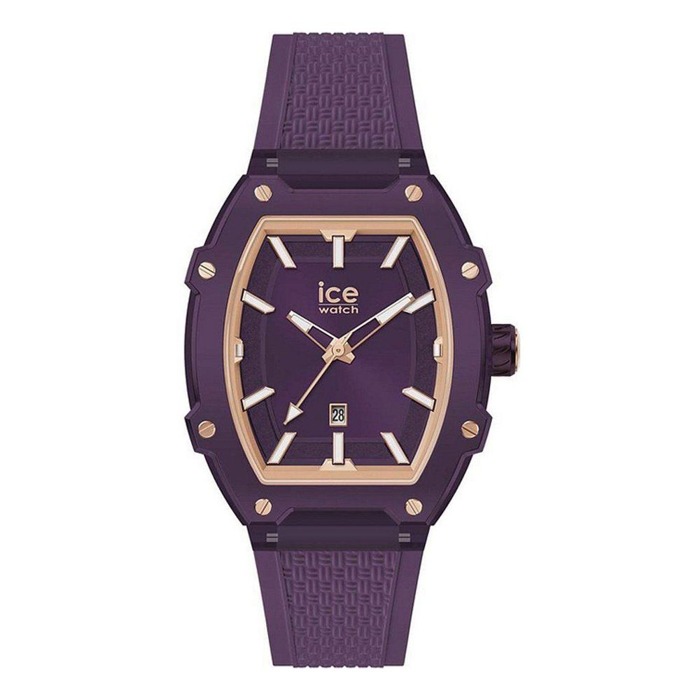 Purple Synthetic Dress Watch