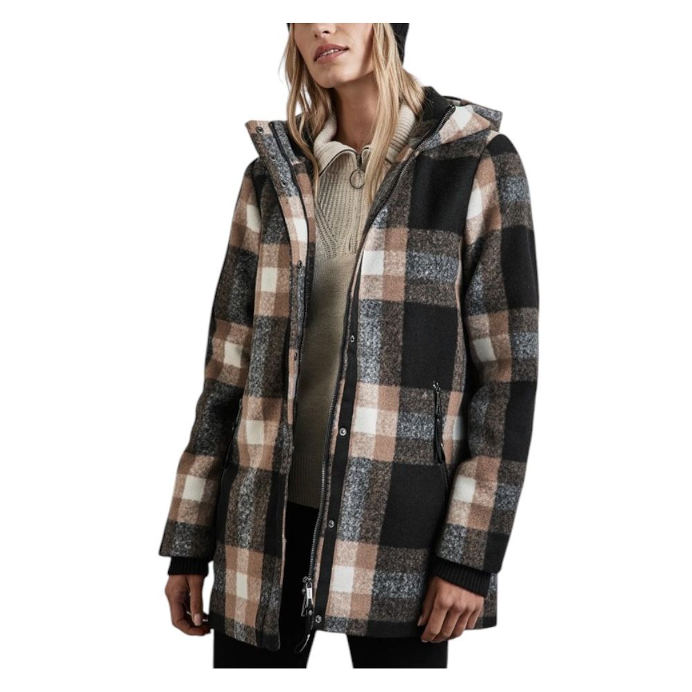 Beige Polyester Coat