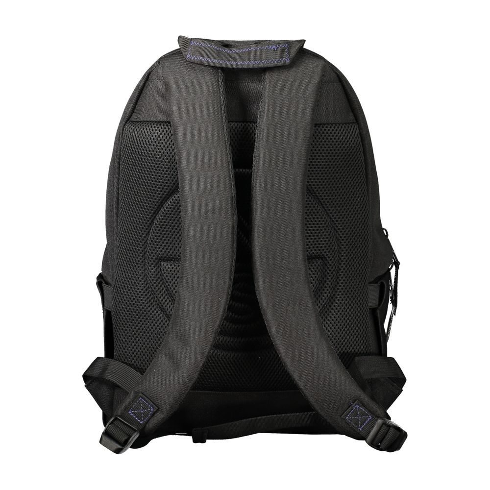 Black Polyester Backpack