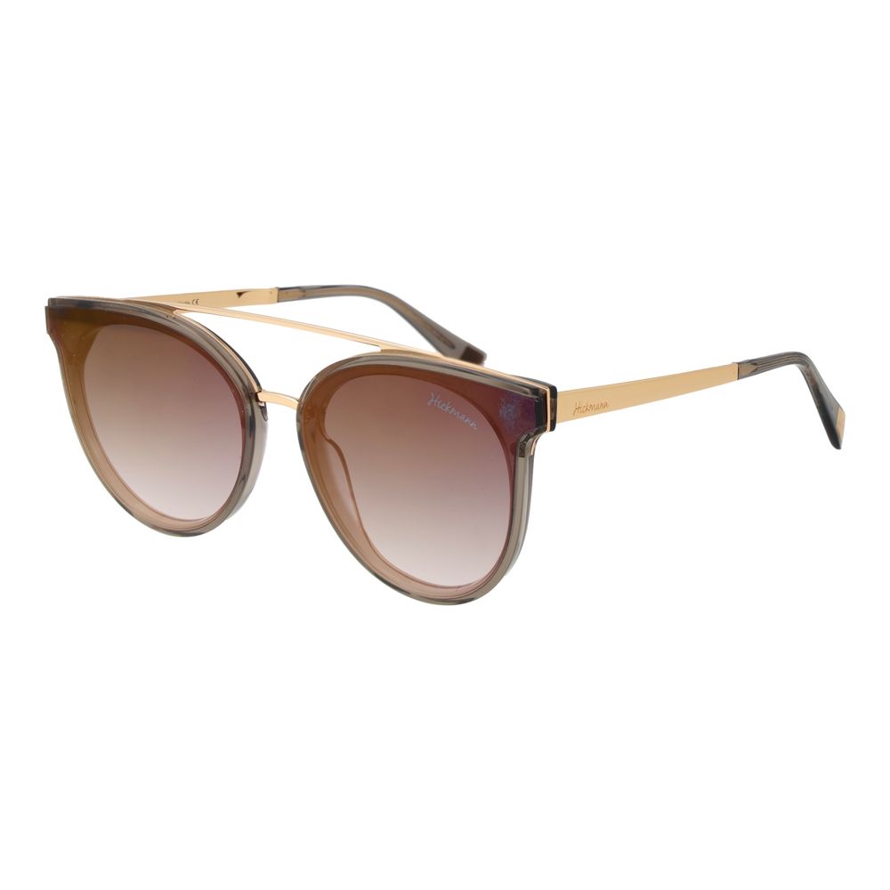 Brown Metal Sunglasses