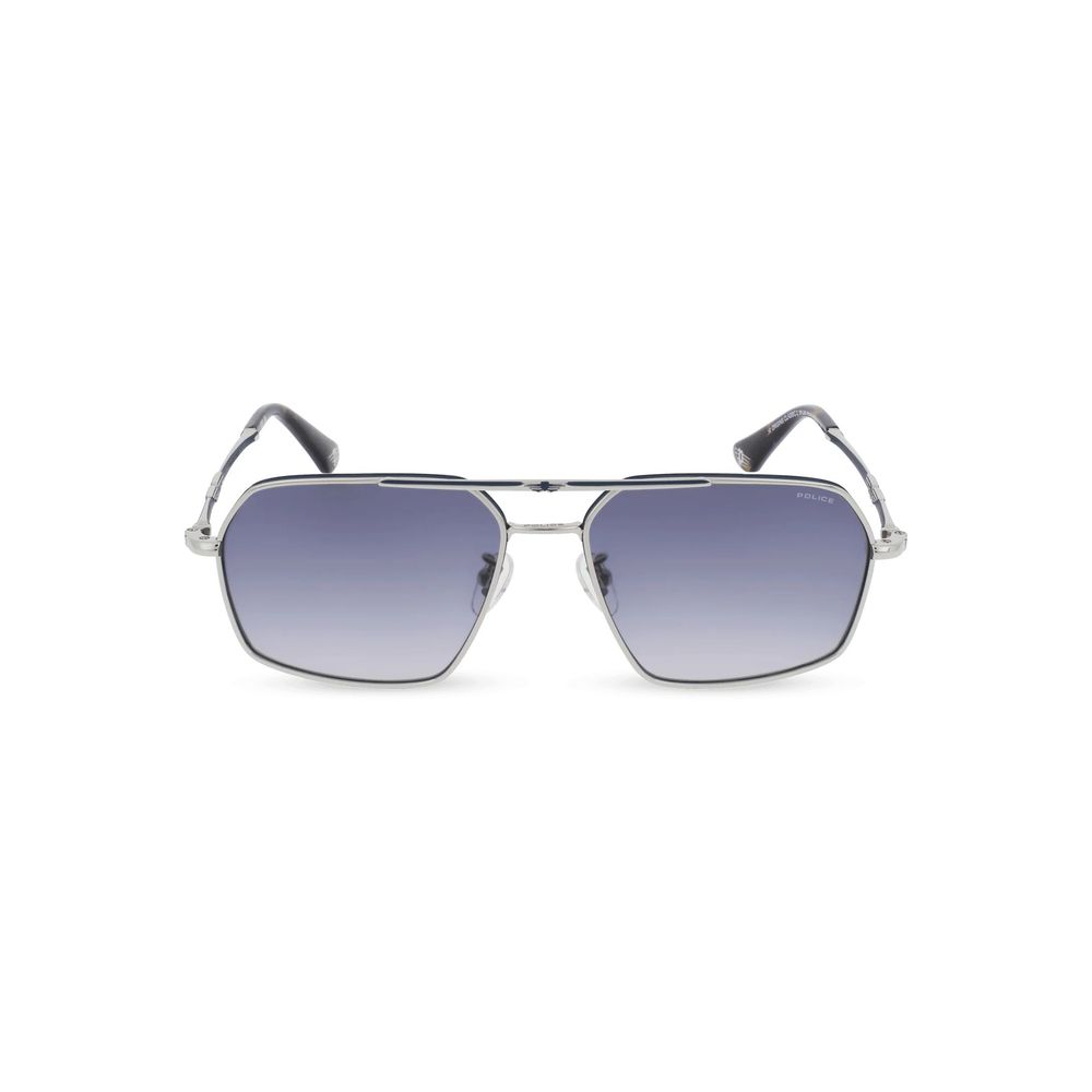 Gray Metal Sunglasses