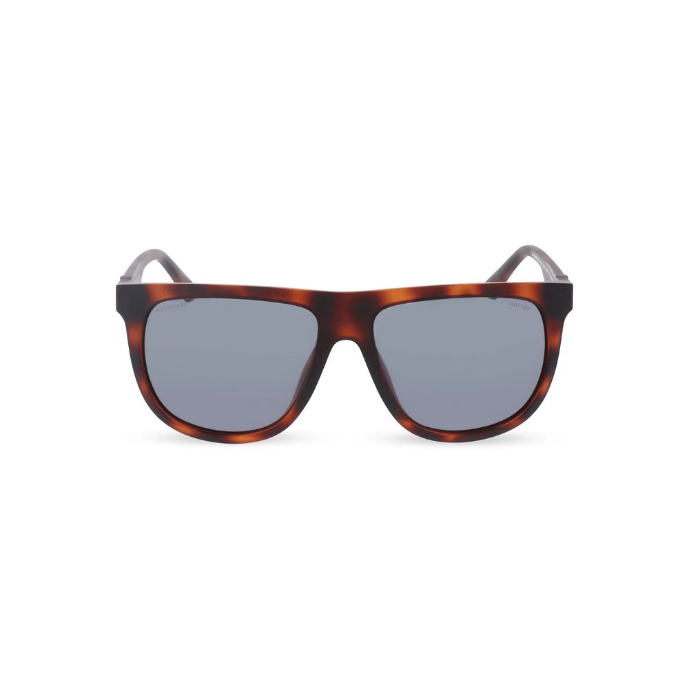 Brown Injected Sunglasses