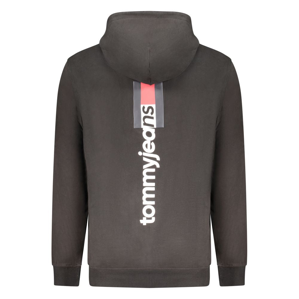 Black Cotton Men's Sweatshirt