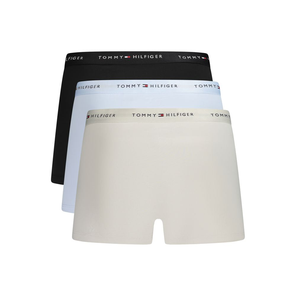 Blue Polyester Men's Boxer