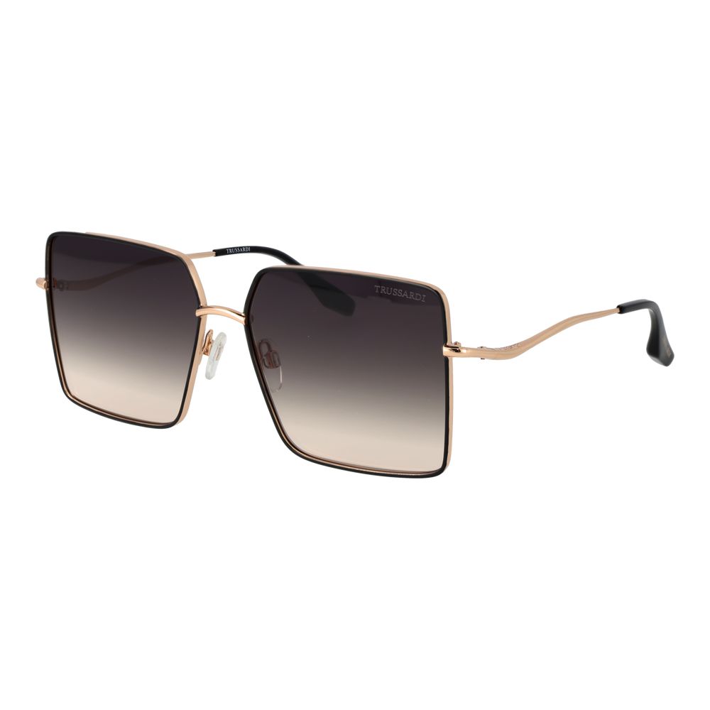 Black Stainless Steel Sunglasses